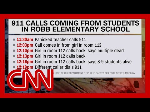 Timeline of 911 calls from inside school during shooting revealed