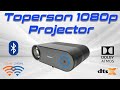 Toperson YG421 1080p Bluetooth Wi-Fi Dolby DTS Projector