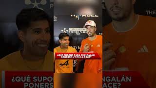 GALÁN HABLA TRAS PONERSE Nº1 EN LA RACE  #padel #premierpadel