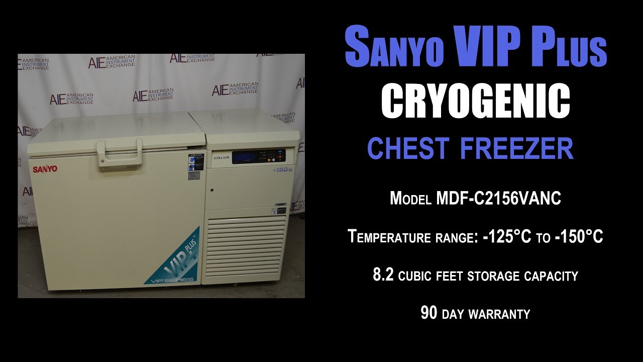 Sanyo VIP Plus MDF-C2156VANC Cryogenic chest freezer