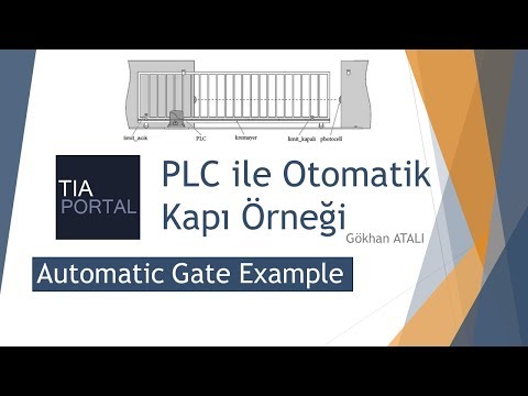 Otomatik Kapı Örneği - PLC Dersleri TIA Portal - PLC Programming