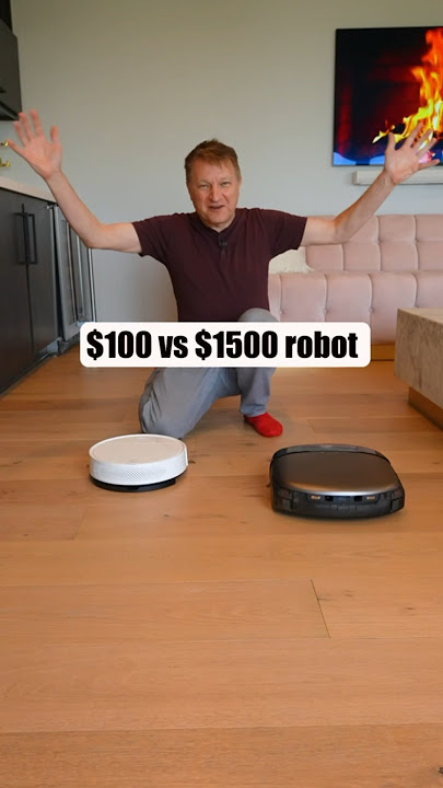 $100 vs $1500 robot vacuum! #robotvacuum #eufy #vacuum