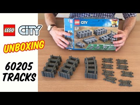 Lego City 60205 Train Tracks Unboxing