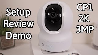 EZVIZ CP1 2K Smart Home Security Camera Setup & Review