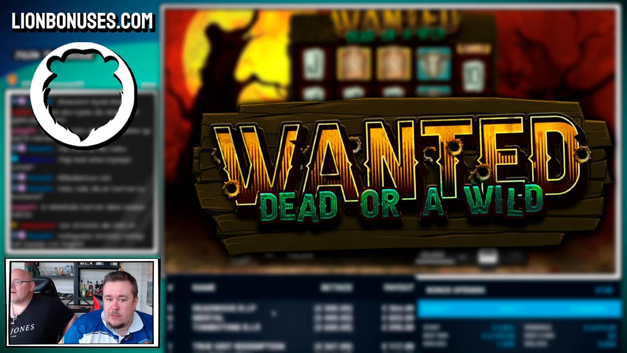 WANTED DEAD OR A WILD ★ GREAT 20€ DUEL!! ★ VIHISLOTS TWITCH STREAM