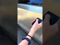She found a random key… and unlocked a Tesla Cybertruck 😳🔑#trendingshorts