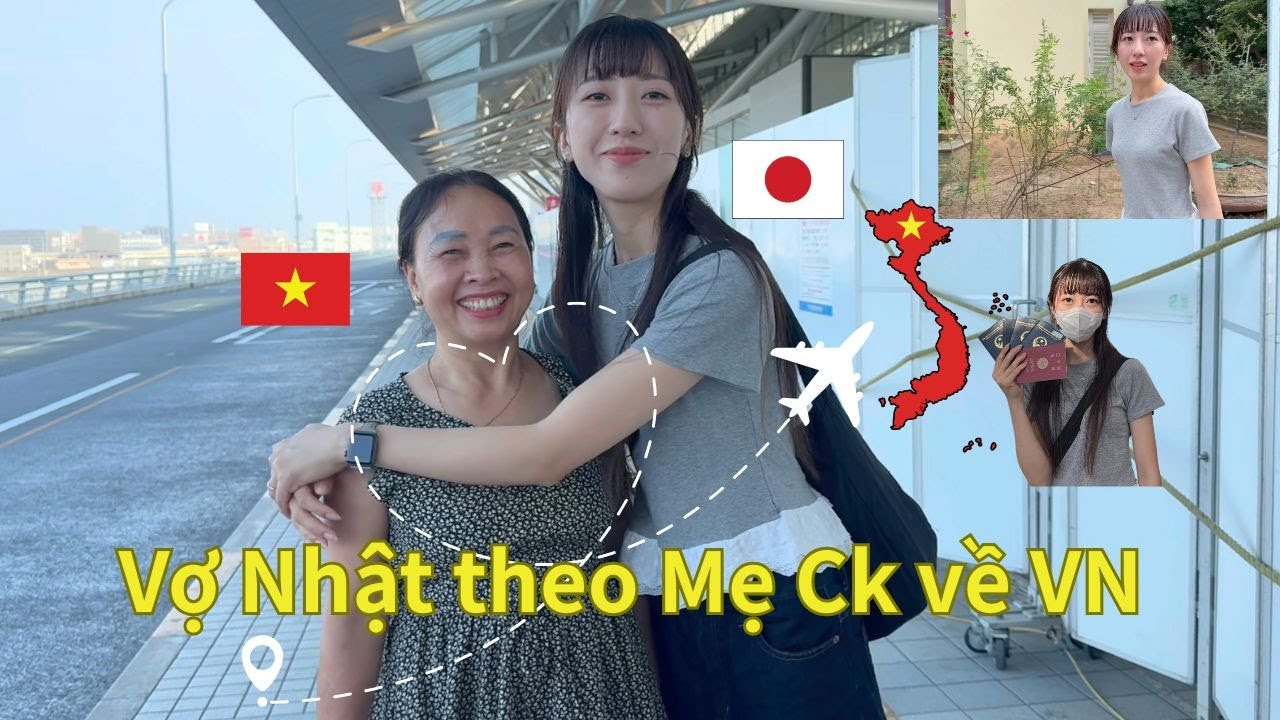 Kanako tiễn Mẹ ra Sân Bay về Việt Nam Và Cái Kết Theo Mẹ Về Nhà Luôn..| Vợ Chồng Việt Nhật