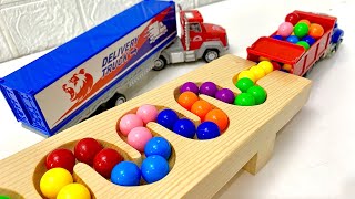 Marble Run Race ☆ HABA Slope & Retro Truck, Garbage Truck Long Version