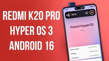 How to Install HyperOS on Redmi K20 Pro / Mi 9T Pro | Android 16 Port