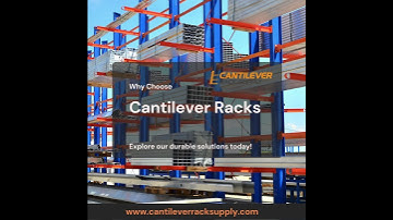 Maximize Storage Efficiency with Cantilever Racks #CantileverRacks #Storage #MaterialHandling
