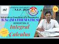 B.A./B.Sc.(Mathematics) Part-I : SEMESTER-II | Integral Calculus| Int. as Fun. of a Para. | Lec.-14