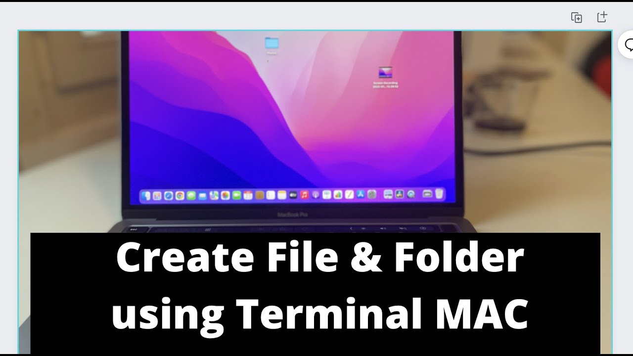 How to create Folder & File using Terminal on Mac 2022 - YouTube