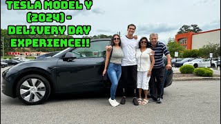 Tesla Model Y (2024)  Delivery Day Experience!!