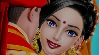Indian Princess Wedding Ritual Game || Beautiful Bridal Dress up & Makeup Salon Game screenshot 5