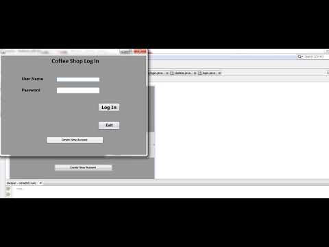 Coffee shop project in java with file handling complete code - YouTube
