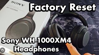 Sony Headphones WH-1000XM4: How to Factory Reset (Problems pairing, connecting, one side no work etc screenshot 4