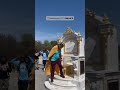 A golden throne appears in D.C.