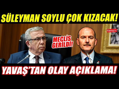 Mansur Yavaş'tan AKP'li üyeye Süleyman Soylu göndermeli yanıt!