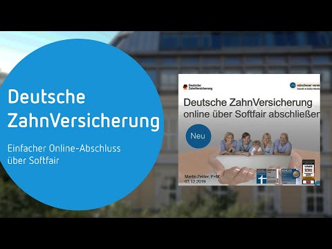 Münchener Verein – Online-Abschluss der Deutschen ZahnVersicherung (DZV) über Softfair