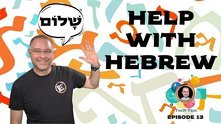 Aprenda a incorporar hebraico em apresentações digitais!