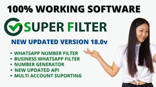Wapp super filter v18 - whatsapp number filter software - Wapp checker software tool screenshot 2