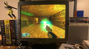 Gunman Chronicles (2000) CRT Monitor Gameplay (No Commentary)