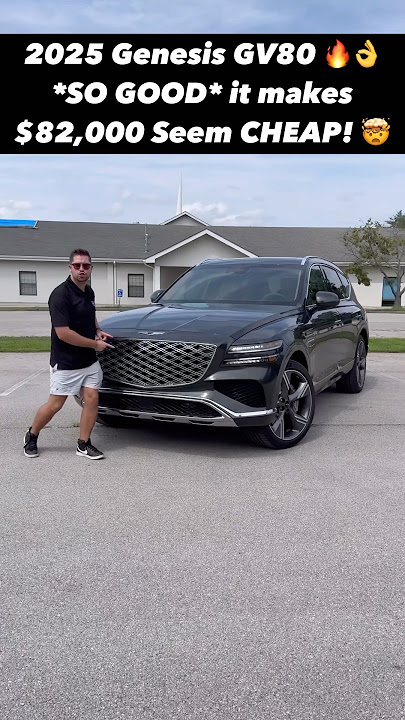 Five Reasons the 2025 Genesis GV80 is Worth $82k (and is MORE than 'Just a Hyundai...')