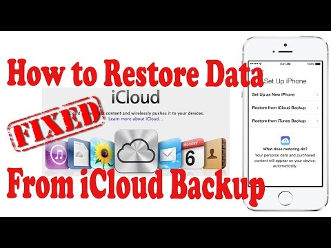 How to Restore Data From iCloud Backup on iTunes | Dam Khunpisey