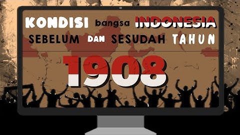 Bagaimana kondisi bangsa Indonesia pada masa sebelum kemerdekaan