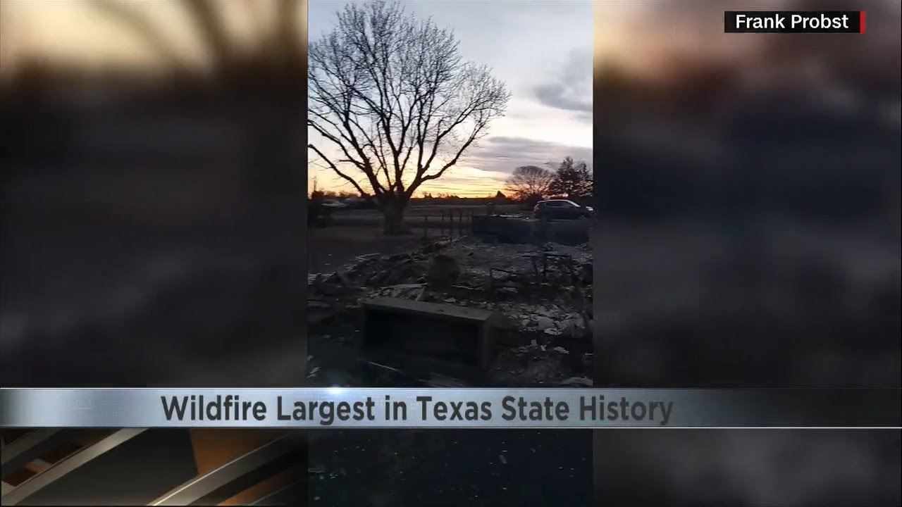 Wildfire is largest in Texas history - YouTube