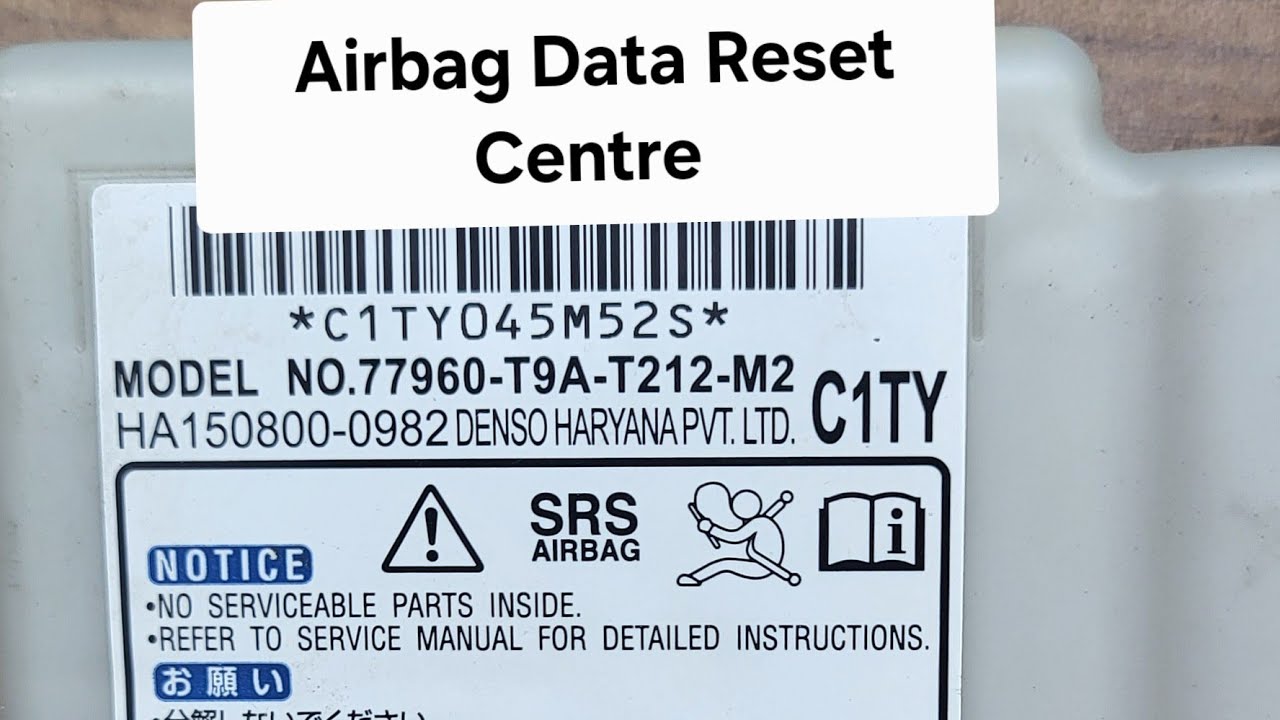 77960-T9A-T212-M2 ! Honda City Airbag Module Reset ! Airbag Light