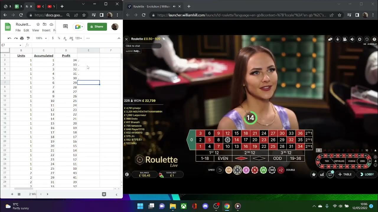 Roulette single number strategy. Small bankroll. YouTube