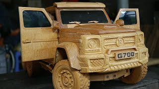 Wood Carving - Mercedes-AMG G63 6x6 Brabus 700 - Woodworking VN