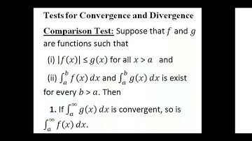 Test for Convergence and Divergence|Comparison Test|2nd SEM UG|UOC|Complimentary Course Mathematics
