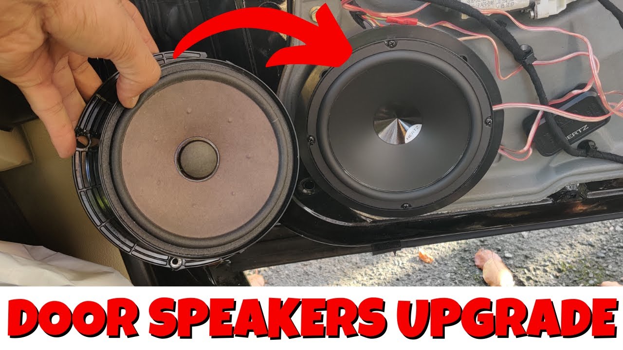 How to Upgrade Car Stock Front Door Speakers | VW Golf Mk4 | Episode 9 -  YouTube