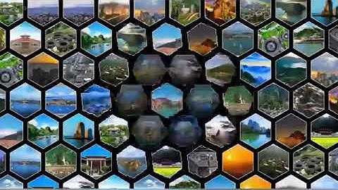 Hexagon Scene - Visual display option