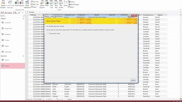 Access Case Part 6 - Exporting a Query to Excel