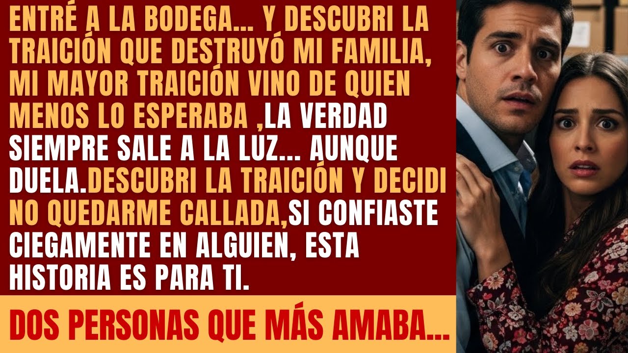 MI ESPOSO Y MI HERMANA ESTABAN EN UNA SITUACIÓN INAPROPIADA. CUANDO ME VIERON...