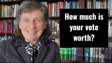 How much is your vote worth?