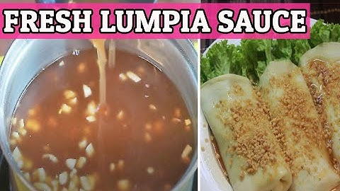 LUMPIANG SARIWA SAUCE | FRESH LUMPIA SAUCE | HUNGRY MOM COOKING