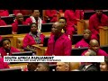 EYE ON AFRICA |  South Africa: EFF leader Julius Malema and five MPs sanctioned • FRANCE 24 English