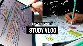 (ENG sub) study vlog #10 || mi vida como estudiante de biología 🇦🇷📒📝🦎 || studying, unboxing and more