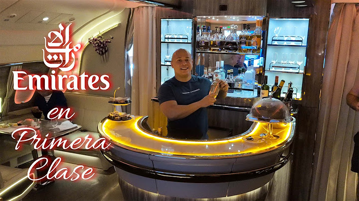 Emirates A380 Primera Clase: ¡ME DUCHÉ en un AVIÓN! ✈️