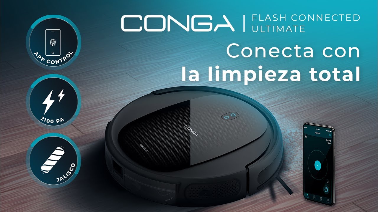 Robot aspirador Conga Flash Connected Ultimate