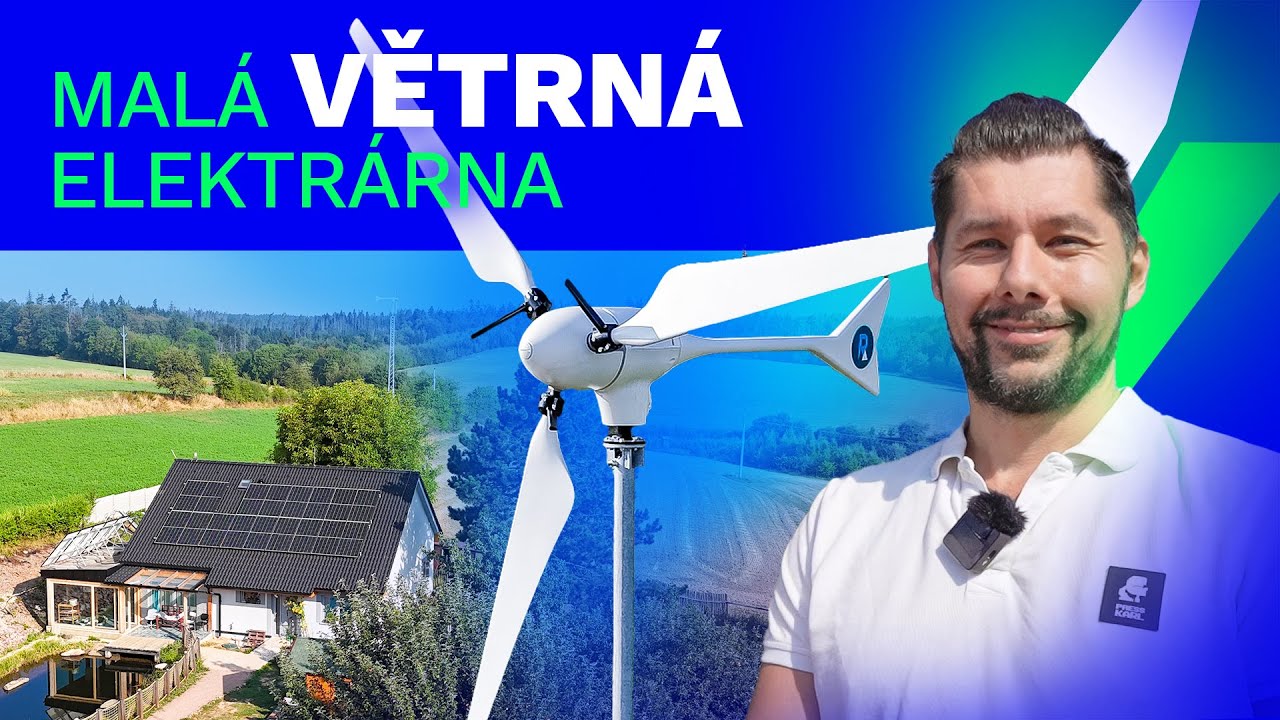 5 kW domácí malá větrná elektrárna na 18 m stožáru | Karel Joch | Electro Dad # 703