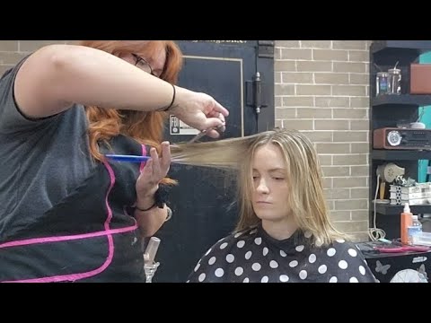 ASMR The Most Detailed Haircut & Hairstyle - Hair Cutting, Snipping & Combing - Bouncy Hair Curling
