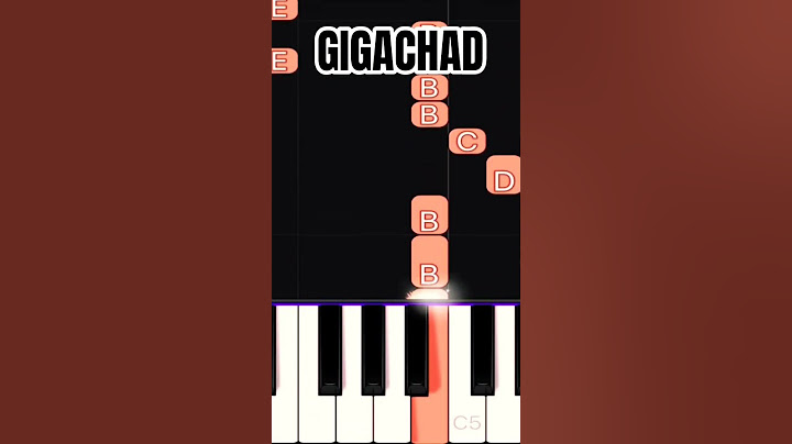 J'ai Joué GIGACHAD Au Piano #piano #pianotutorial #pianocover #pianomusic #easypiano #cover