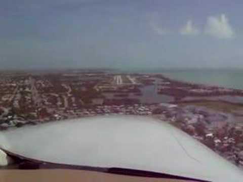 My landing in Key West.