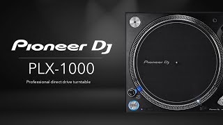 Pioneer DJ PLX-1000 Professional Direct Drive Turntable - ProAudio