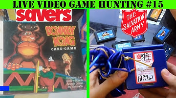 Live Video Game Hunting #15 - 2 Thrift Stores!